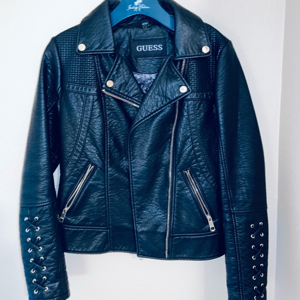 Beautiful Guess leather Jacket, Circa 2017